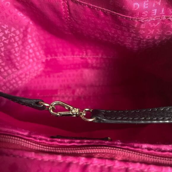 Kate Spade leather Black and Cream Leather small Satchel - Picture 12 of 16